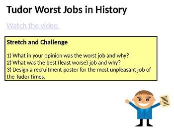 worst jobs in tudor times.